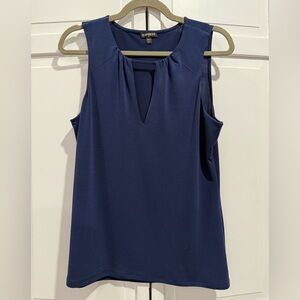 Express Deep Blue Sleeveless Blouse